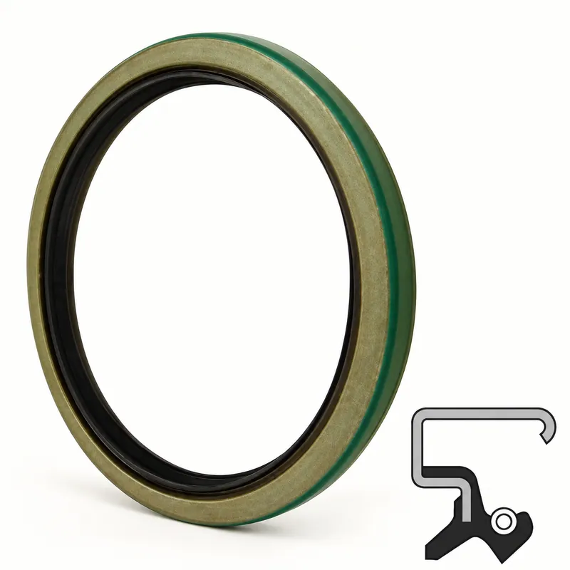 Retén radial de goma con labio de sellado y resorte interno · SKF 17781