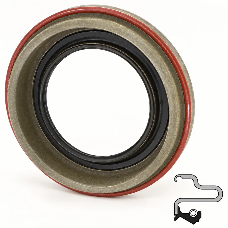 Retén radial de goma con labio de sellado y resorte interno · SKF 18888