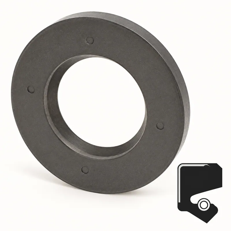 Retén radial de goma con labio de sellado y resorte interno · SKF 19610