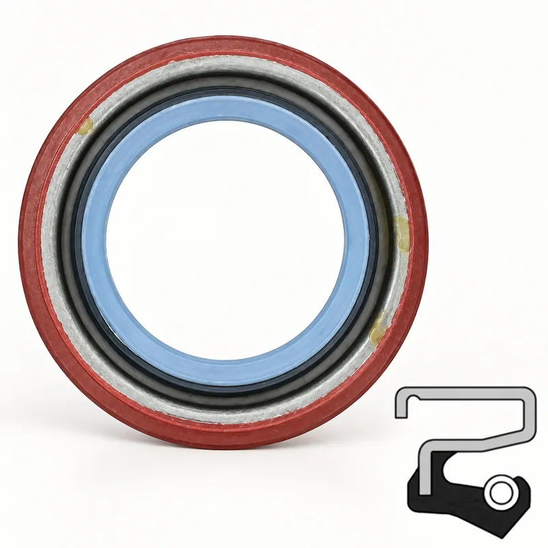 Retén radial de goma con labio de sellado y resorte interno · SKF 19799
