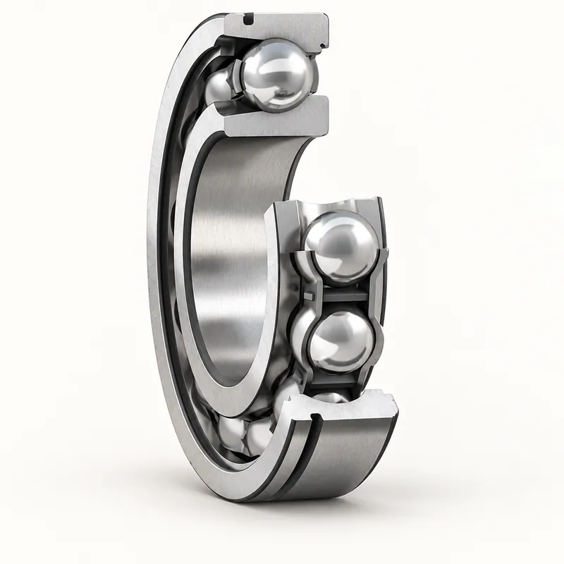 Rodamiento rígido de bolas con ranura para anillo de retención en el exterior · SKF 210 NR