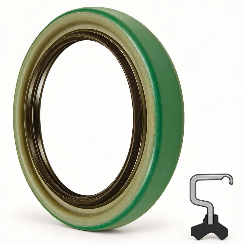 Retén radial de goma con labio de sellado y resorte interno · SKF 21771