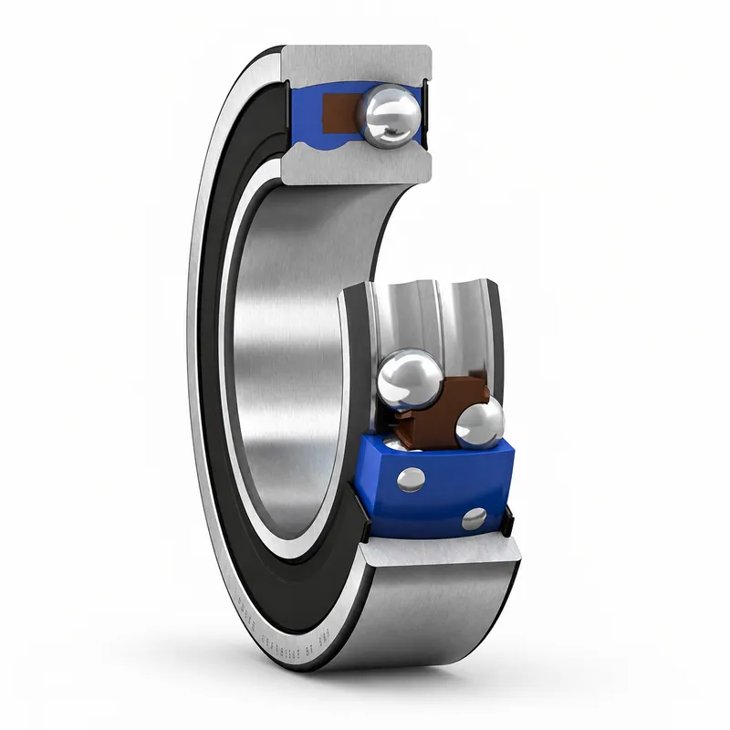 Rodamiento de bolas a rótula con sellos de goma y jaula de plástico · SKF 2202 E-2RS1TN9/W64F