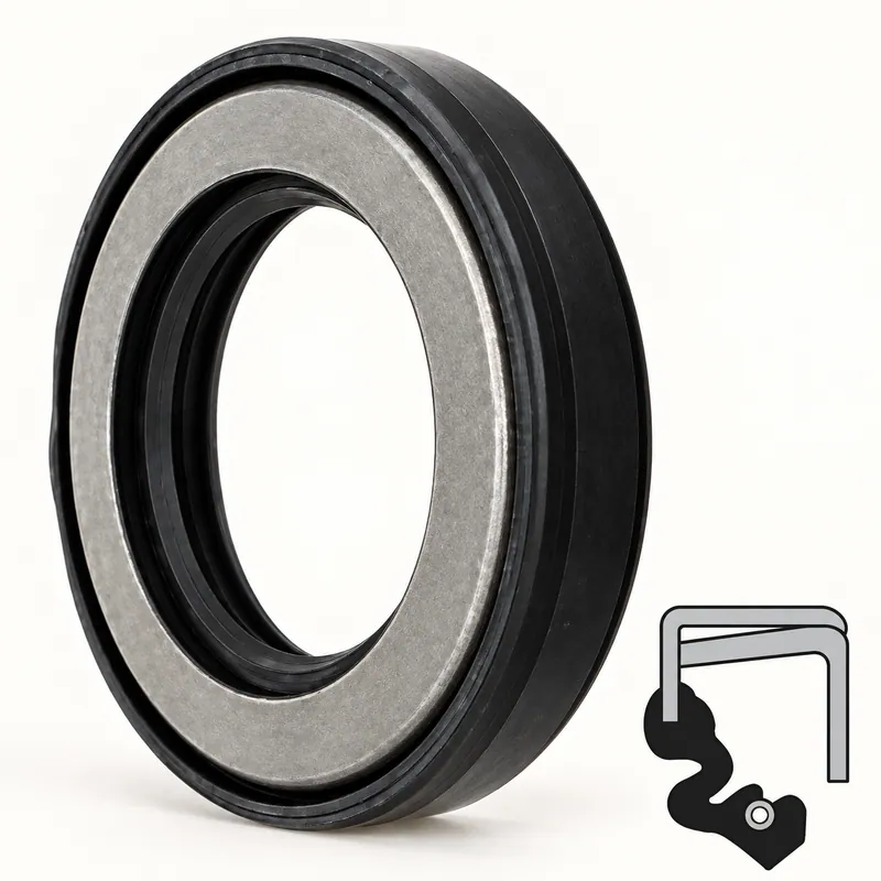 Retén radial circular de elastómero con borde metálico · SKF 36120