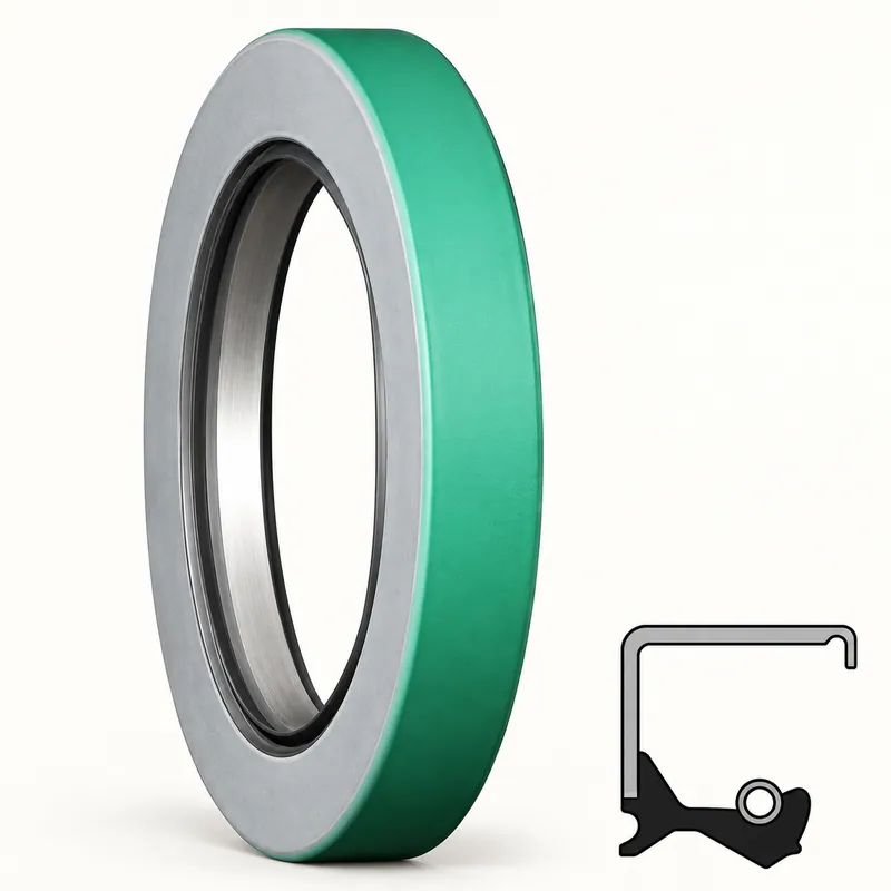 Retén radial de caucho con labio y resorte de acero · SKF 25652