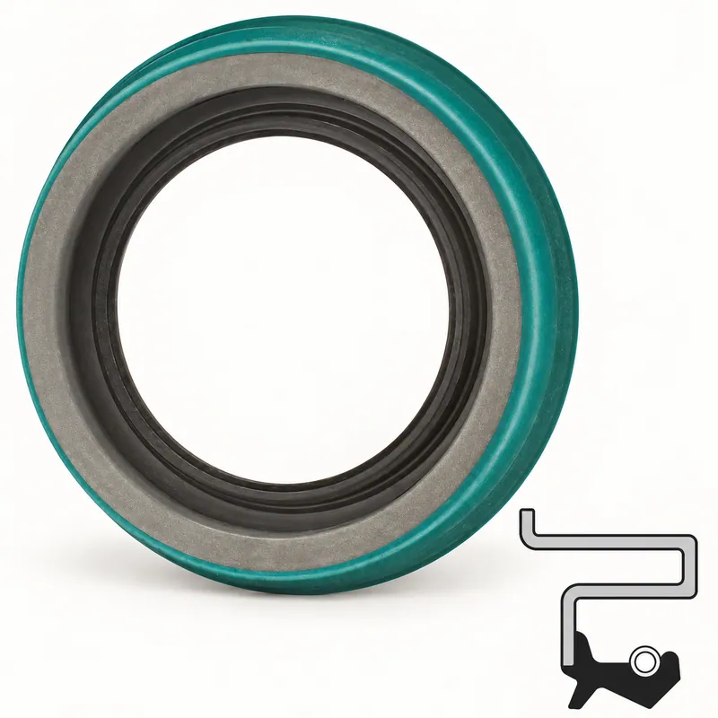 Retén radial de goma con refuerzo metálico y labio · SKF 25990