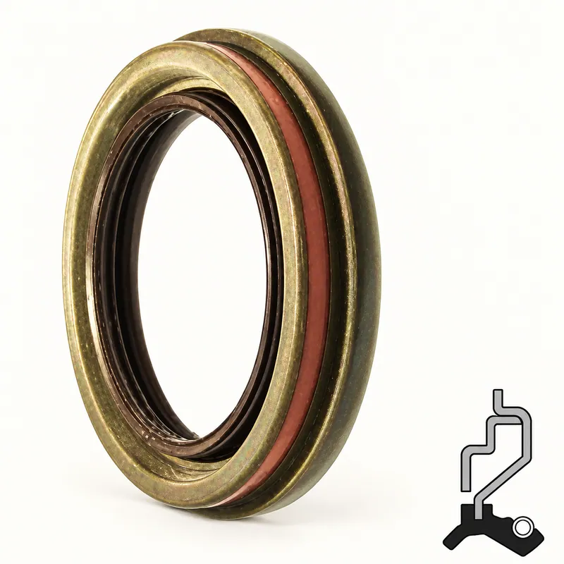 Retén radial de goma con labio y armadura metálica · SKF 28754