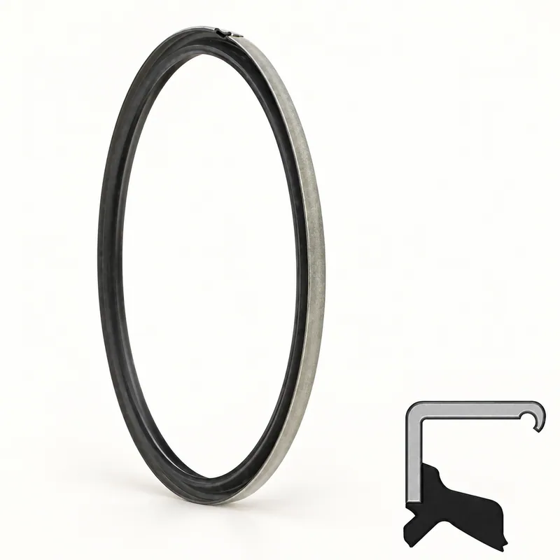 Retén radial de goma con labio de sellado y resorte · SKF 31192