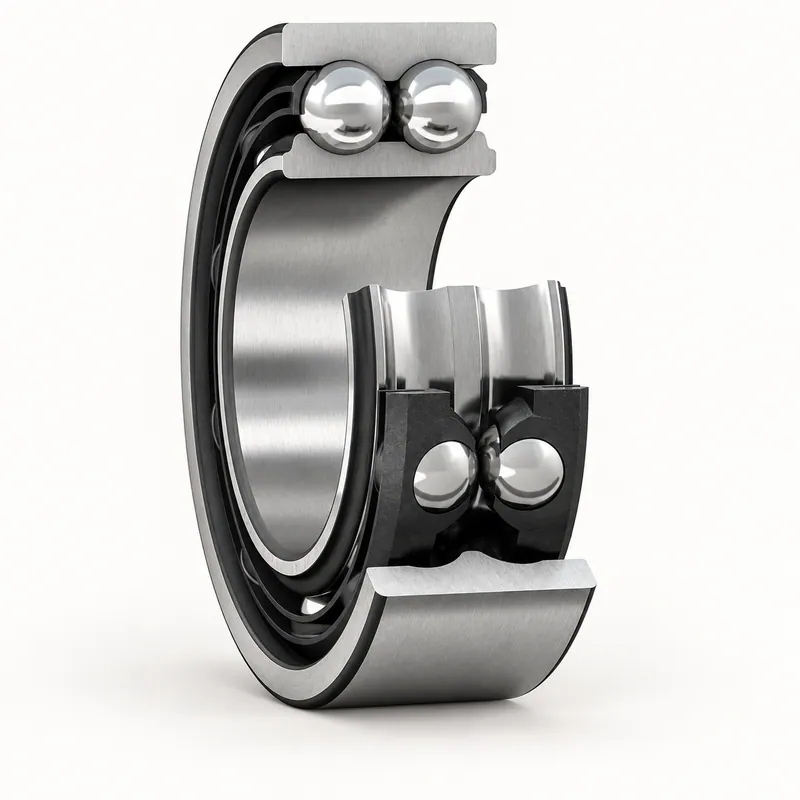 Rodamiento de contacto angular de doble hilera, anillos metálicos y bolas · SKF 3303 ATN9