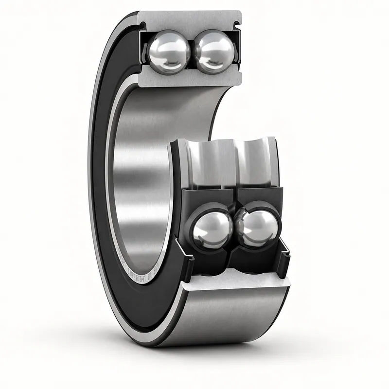 Rodamiento de contacto angular de doble hilera con sellos laterales · SKF 3208 A-2RS1/C3