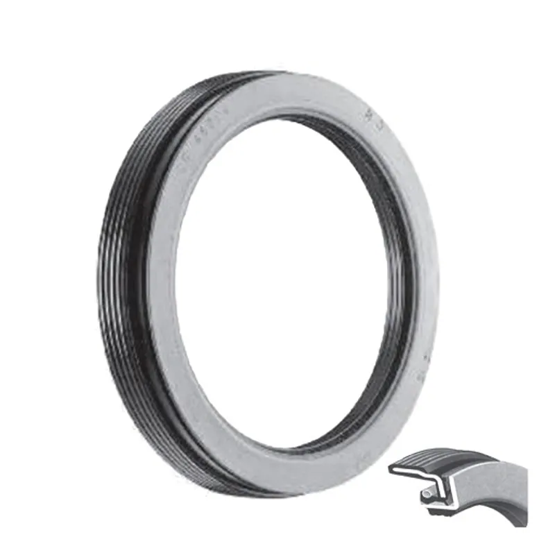 Retén radial de goma con estructura metálica y labio interno · SKF 43754