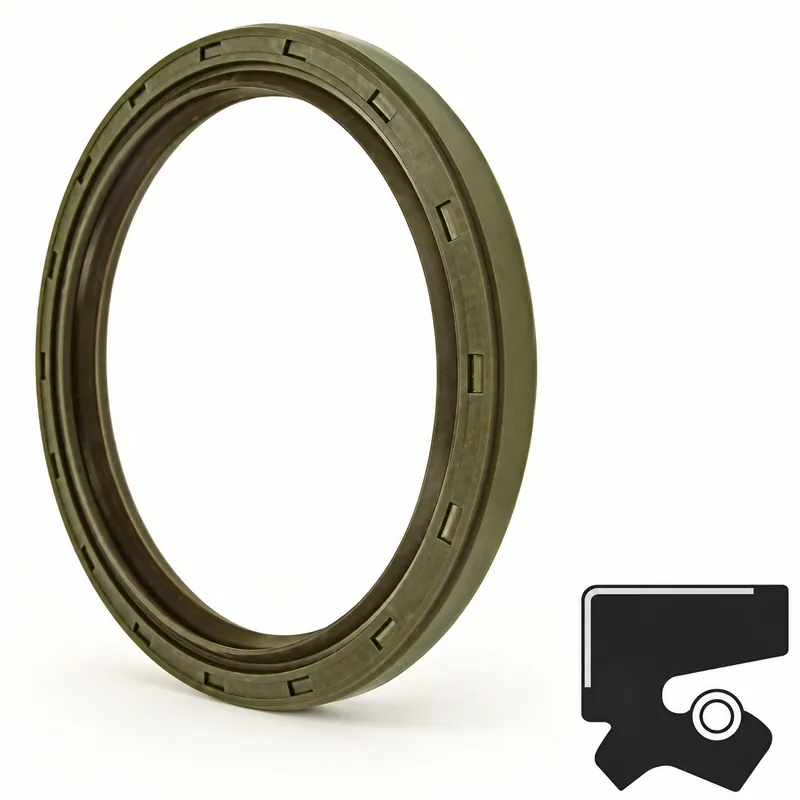 Retén radial de goma con labio y resorte interno · SKF 550234