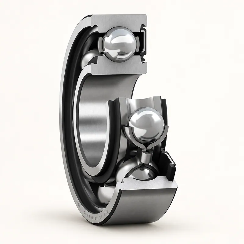 Rodamiento rígido de bolas pequeño con sello de goma en un lado · SKF 6205-RSH