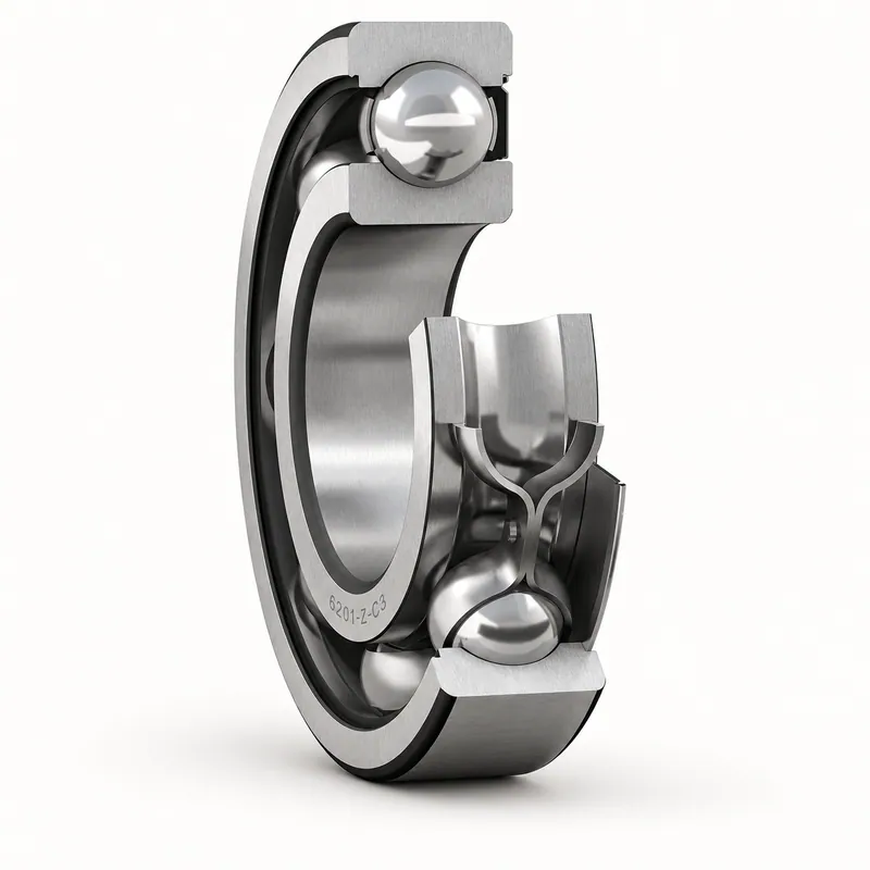 Rodamiento rígido de bolas de acero con tapas de chapa · SKF 6000-Z/C3