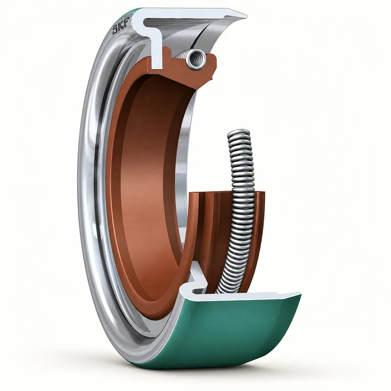 Retén radial con carcasa metálica y labio de sellado · SKF 6393