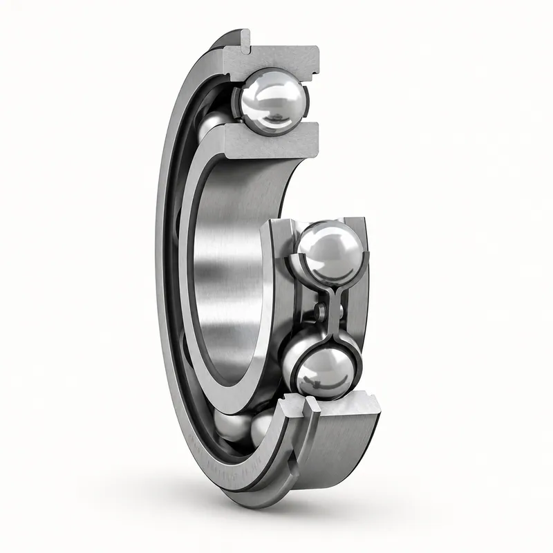 Rodamiento rígido de bolas con anillo de retención y ranura en el aro exterior · SKF 6409