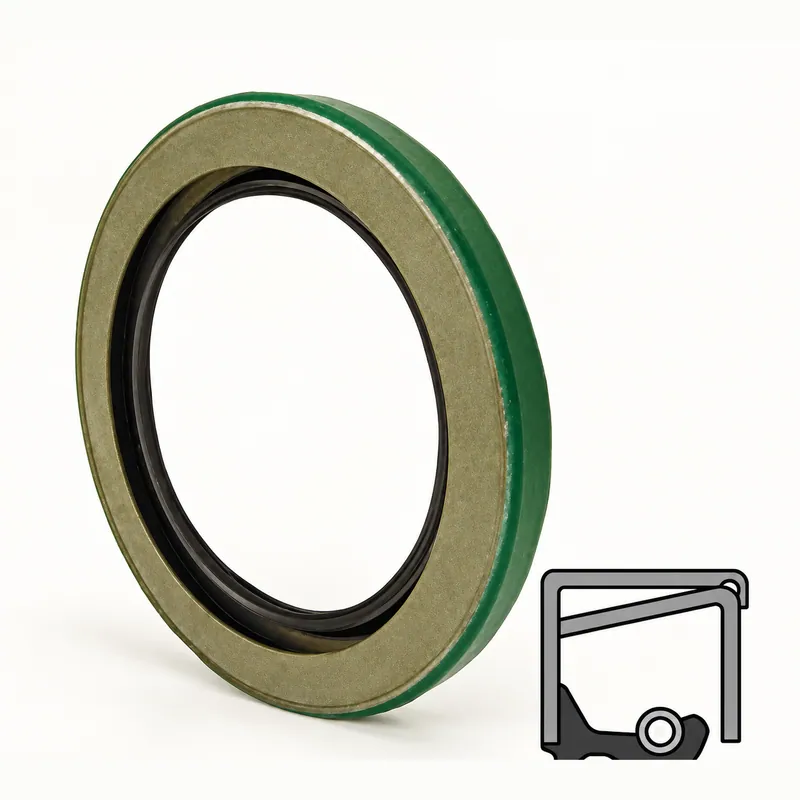 Retén radial de goma con labio y resorte metálico · SKF 66X85X10 CRWHA1 R