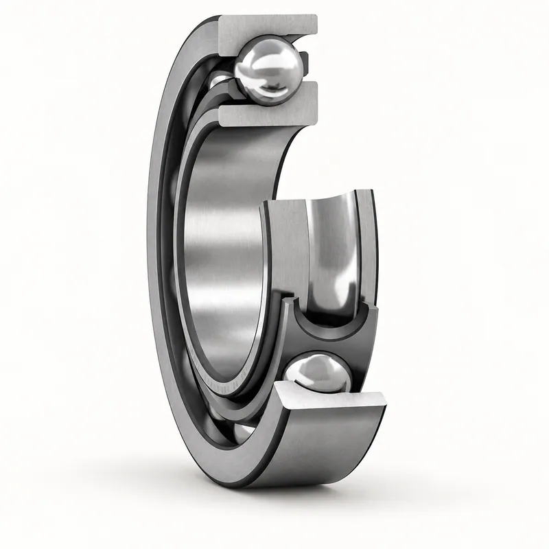 Rodamiento de contacto angular de acero, anillos y bolas visibles, jaula de latón · SKF 7320 BEGAP