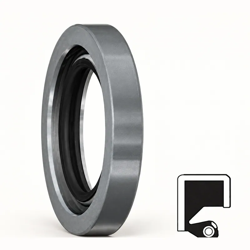 Retén radial de goma con labio y resorte interno · SKF 85025