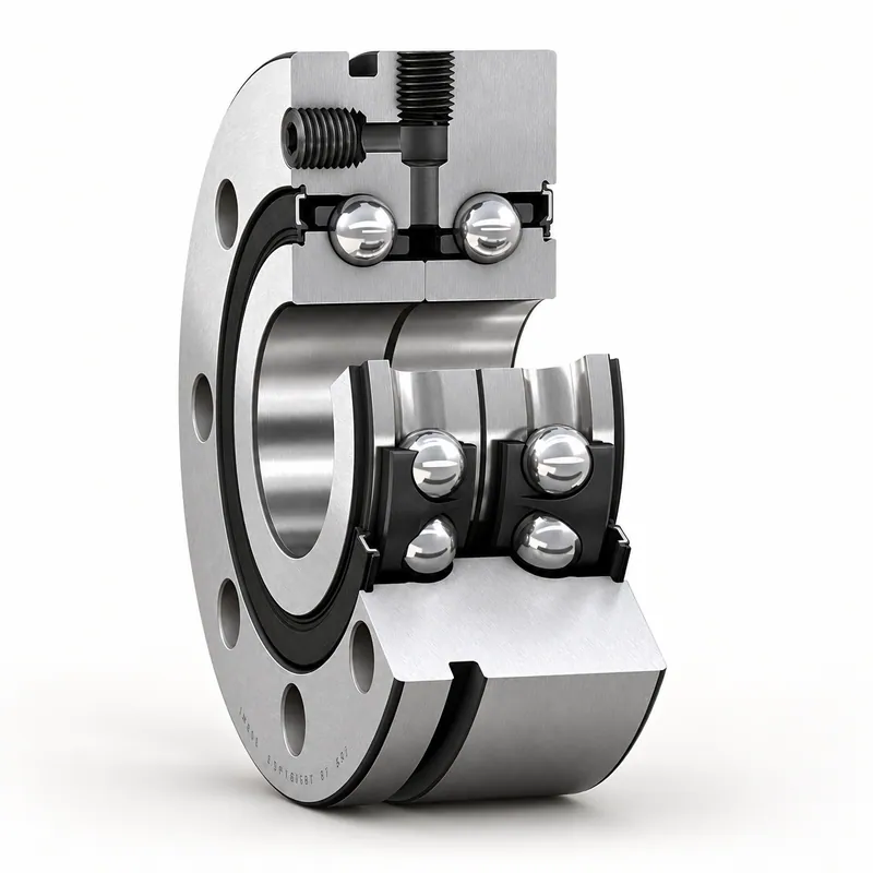 Rodamiento de contacto angular de doble hilera con sellos y agujeros de montaje · SKF BEAM 015060 C-2RSH