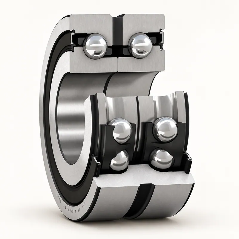 Rodamiento de contacto angular de doble hilera con sellos laterales · SKF BEAS 017047 C-2RSH