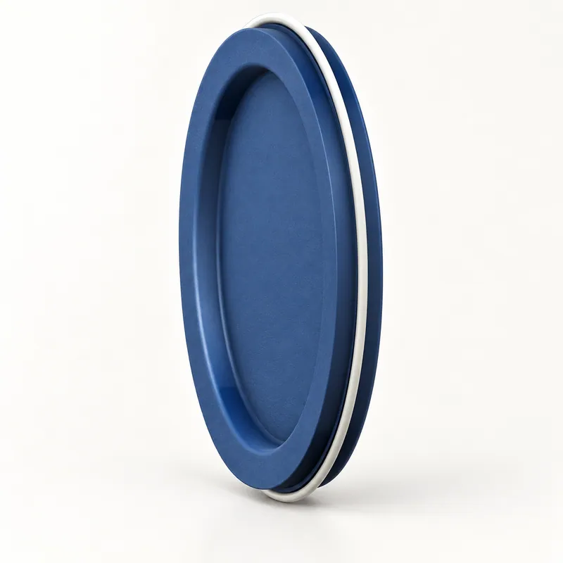 Tapa metálica circular con reborde y orificios para montaje en soporte · SKF ETS 3052