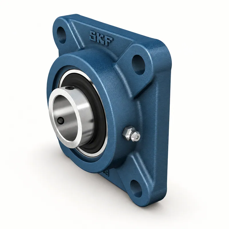 Unidad de rodamiento de bolas con soporte de brida cuadrada, hierro fundido · SKF FY 503 M