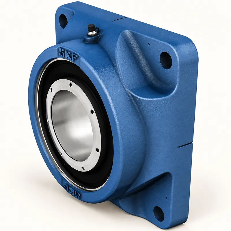 Soporte Y de fundición gris con rodamiento inserto y agujeros de montaje · SKF FYNT 65 F