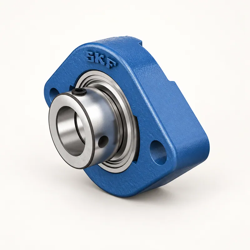 Unidad de rodamiento Y compacta con brida ovalada y fijación excéntrica · SKF FYTF 505