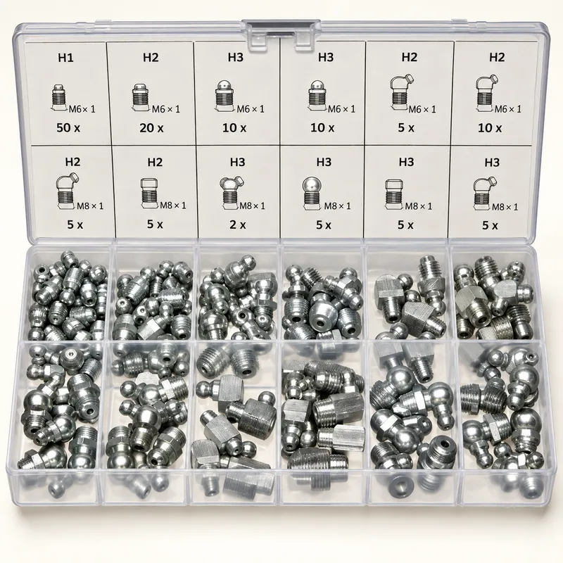 Juego surtido de niples de engrase en estuche · SKF LAGN 120