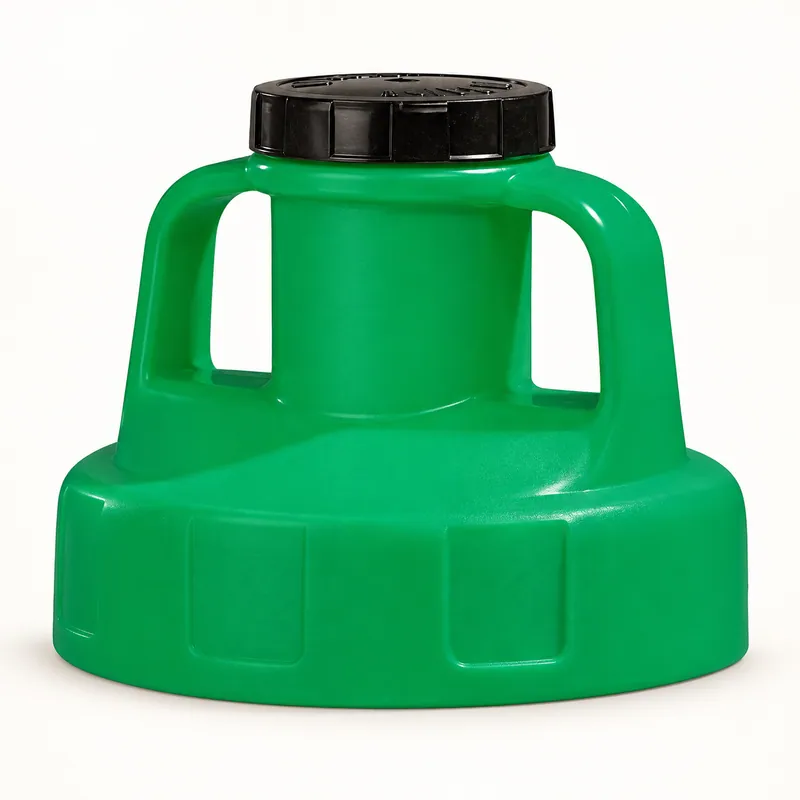 Tapa utilitaria con dos manijas, verde, para bidón de aceite · SKF LAOS 09897