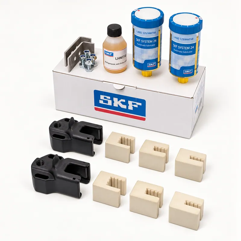 Kit de lubricación para guías de ascensor con dos lubricadores a gas · SKF LAPB 5-16/2K