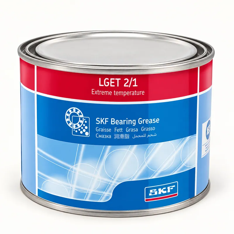 Cartucho de grasa lubricante en envase cilíndrico metálico · SKF LGET 2/1