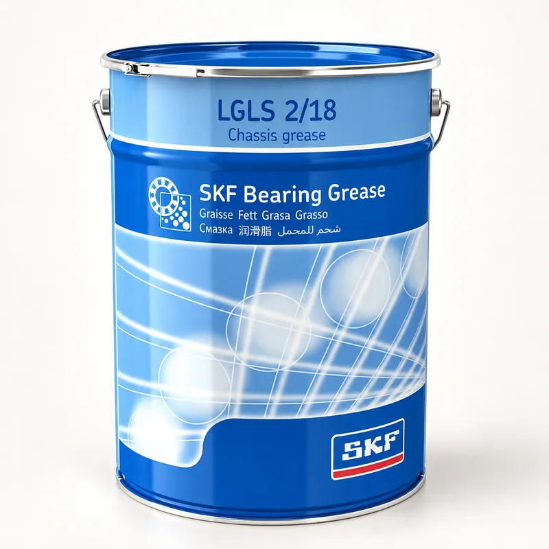 Cartucho de grasa lubricante en envase cilíndrico metálico · SKF LGLS 2/18