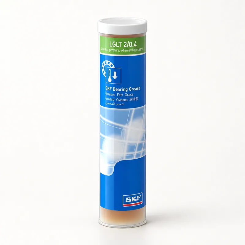 Tubo de grasa lubricante de color claro con tapa · SKF LGLT 2/1