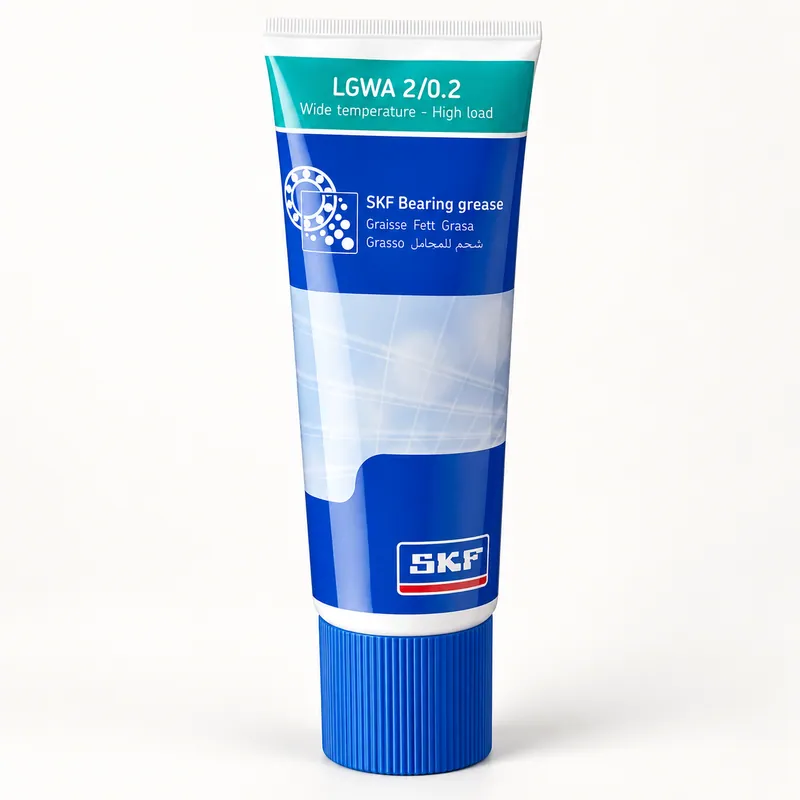 Tubo de grasa lubricante con etiqueta y tapa · SKF LGWA 2/SD125