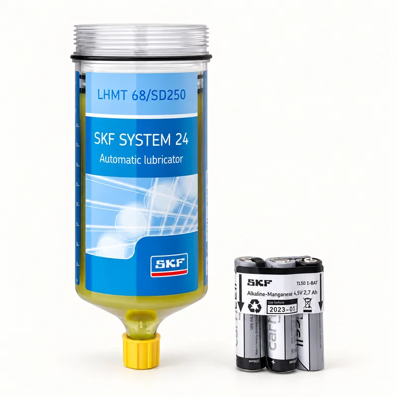Cartucho de recambio con aceite lubricante, 125 ml, con batería · SKF LHMT 68/SD125