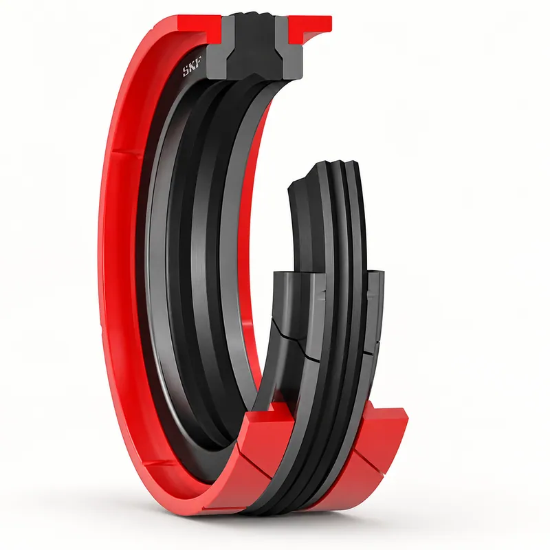 Sello de pistón compacto con anillos de guía y anti-extrusión · SKF MD 100X75X22.4-L