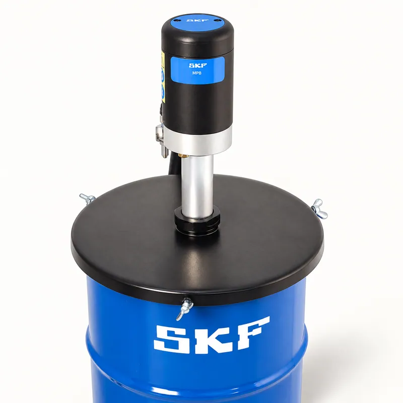 Bomba neumática de barril montada sobre tambor de lubricante · SKF LT/REP BCN-200