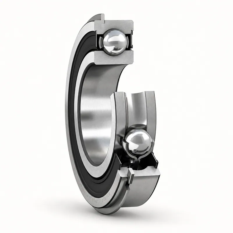Rodamiento rígido de bolas con dos sellos metálicos y anillo interior extendido · SKF MRC.104KSZZG