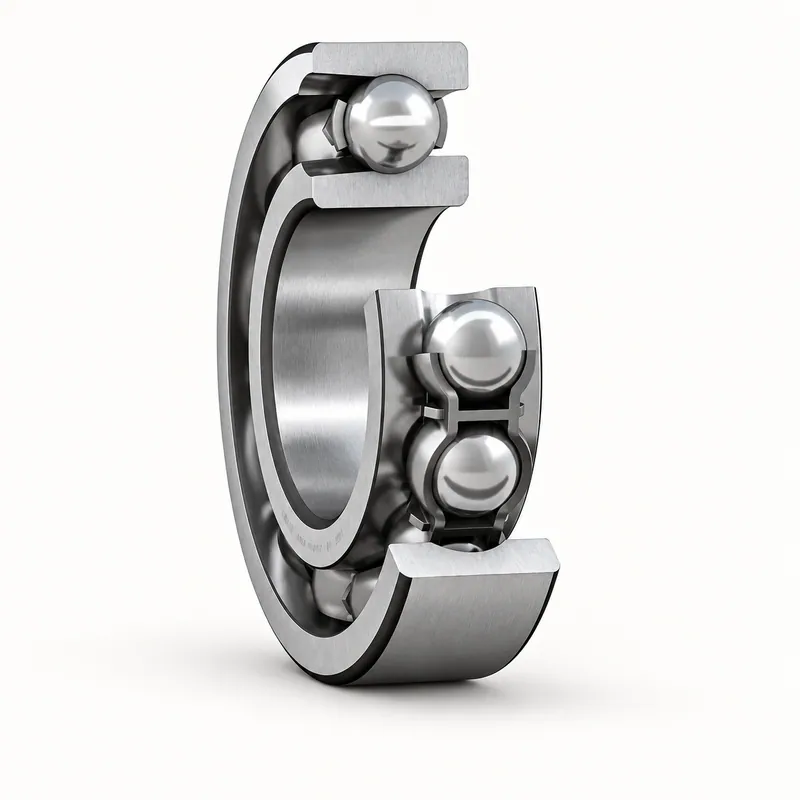 Rodamiento rígido de bolas con jaula metálica y aro exterior · SKF 207