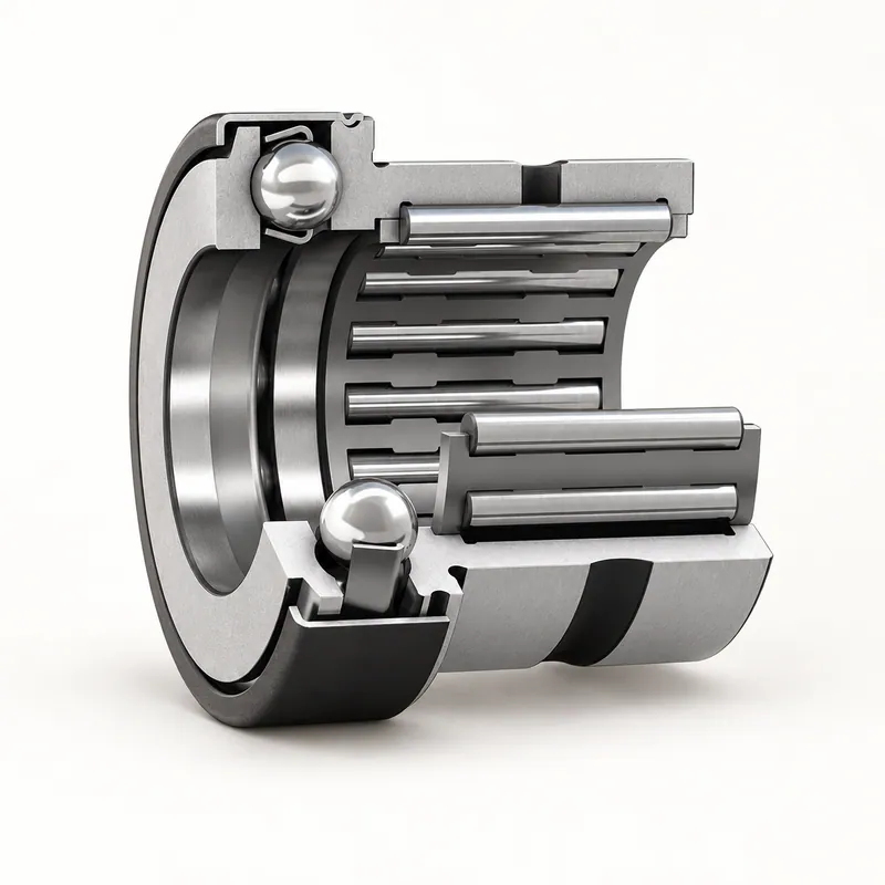 Rodamiento de agujas con anillo exterior e interior, jaula de agujas y tapa lateral · SKF NKX 30 Z