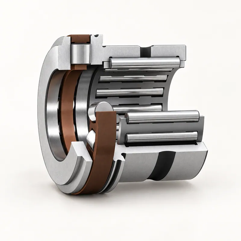 Rodamiento combinado de agujas y rodillos cilíndricos de empuje, con pestaña exterior · SKF NKXR 50