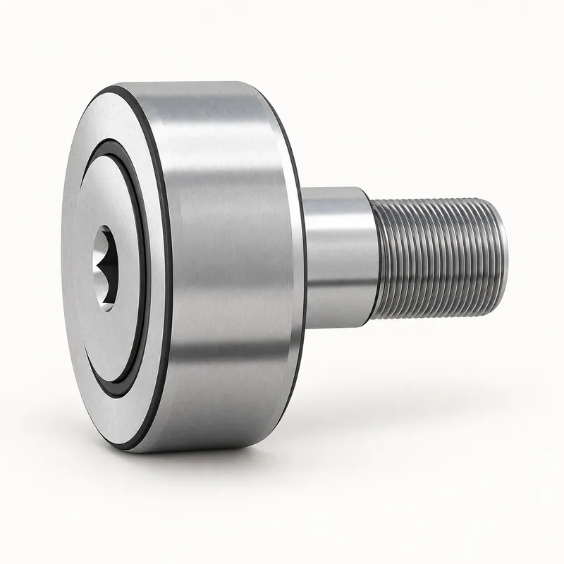 Rodillo de leva de acero con eje central, superficie cilíndrica y cabeza hexagonal · SKF PWKRE 40.2RS