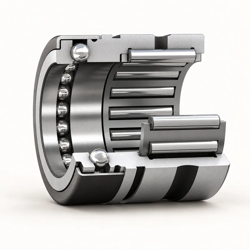 Rodamiento de agujas con anillo interior, cilindros de acero y arandela lateral · SKF NX 12 Z