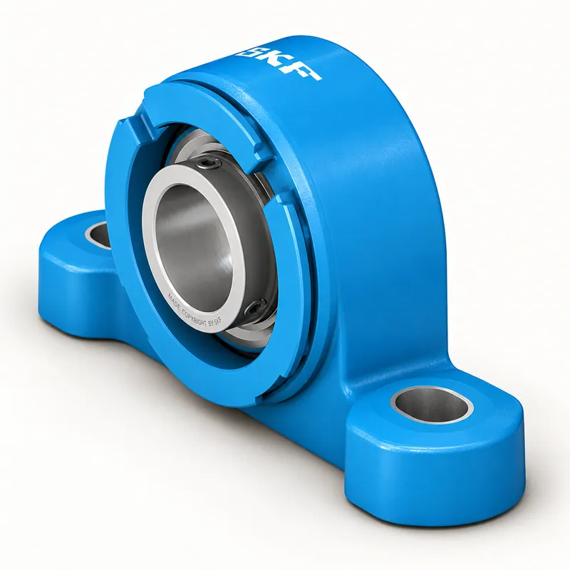 Soporte de pie con rodamiento inserto y anillo interior extendido, de material compuesto · SKF P2BC 20M-TPSS