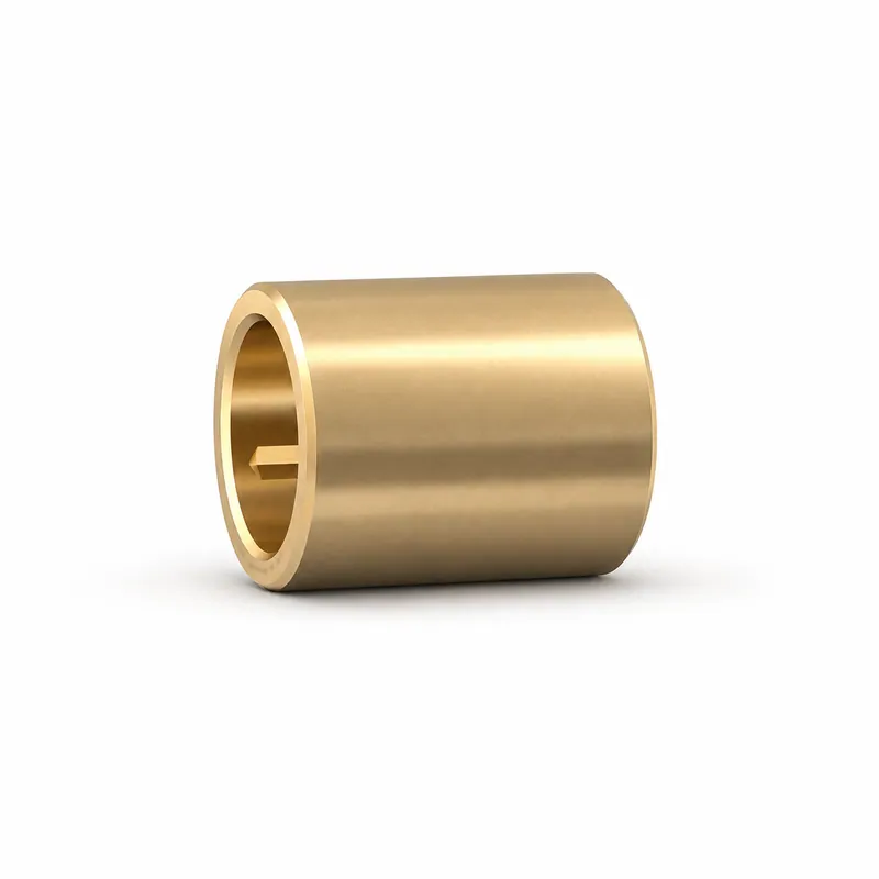 Casquillo de fricción cilíndrico de bronce con brida y agujeros de lubricación · SKF PBM 506050 M1G1