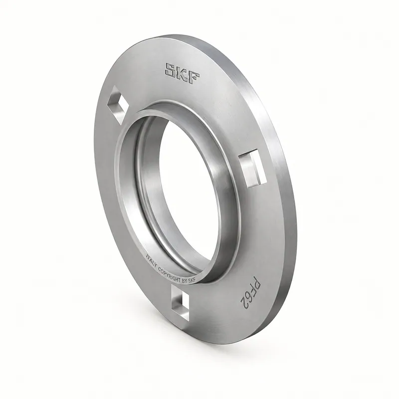 Soporte de chapa estampada con brida redonda para rodamiento Y · SKF PF 90