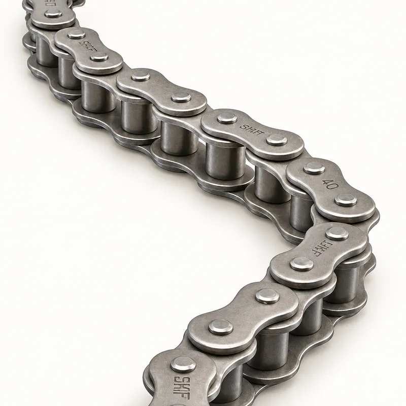 Cadena de rodillos simple de acero niquelado, 10 pies de largo · SKF PHC 16B-1SLRX5MTR