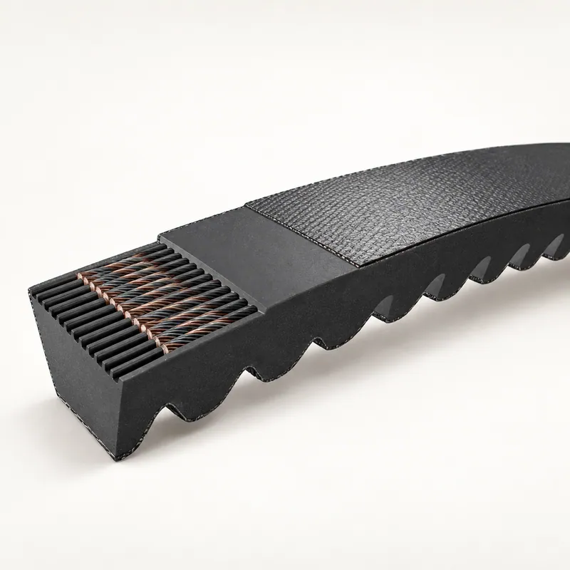 Correa trapezoidal dentada de goma negra con dientes en la cara inferior · SKF PHG BX73EP